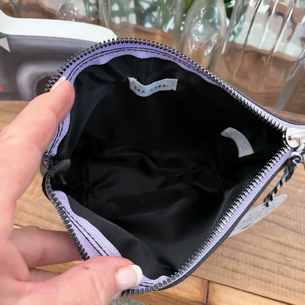 Rae Dunn “RESTING WITCH FACE BLACK MAKEUP BAG - Picture 4 of 6